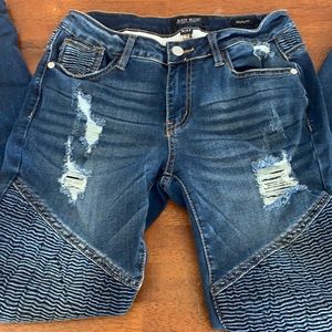 Moto skinny jeans- Judy Blue, size 5/27
